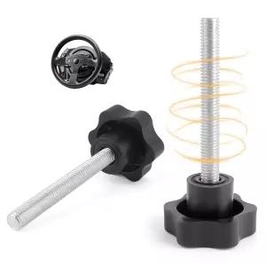 Thrustmaster T100 T150용 클램프 나사 볼트 2개 T300 T500 TMX 고정 스티어링 휠 부품 교체용 (80x10mm)