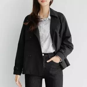 [데드라](120size)숏더블트렌치코트 OUF1029