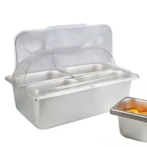 미니 반찬냉장고 선반 토핑 칸칸 셀프바 바트 식당 얼음 저온 김밥 업소용 밑반찬 밧드