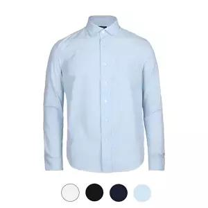 [파파브로]남성 간절기 베이직 링클프리 긴팔 셔츠 WS-SHA-SM603