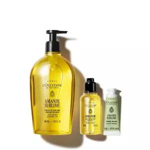 [록시땅](강남점)[기프트] 아몬드 소프트닝 샤워 오일 500ml 세트(아망드 쉬블리므)(+디럭스 2종)