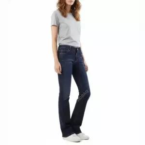 디스퀘어드2 MUST IT_ 다크 어반 워시 미디엄 웨이스트 플레어 진 S75LB1027 S30664 470)