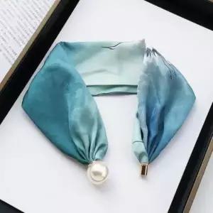 [하프클럽/다잇템]여성 넥 포인트 11색 진주 스카프