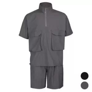 파파브로 남성 여름 린넨 양포켓 아노락 셋업 셋트 PF-SET-ANORAK