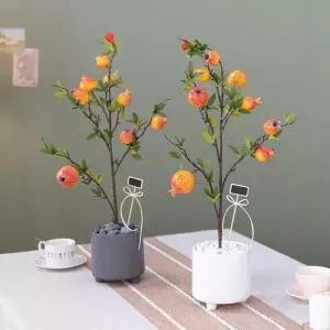 아트박스/플라워트리 대형 석류 화분 모형 나무 set 64cm DIY 4컬러 장식