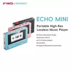 FiiO SNOWSKYFIIO ECHO MINI 출력 15시간 HIFI 블루투스 MP3 핑크 8GB