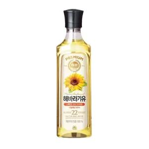 해바라기씨유 900ml 3개 해바라기유 가정용 기름 해표
