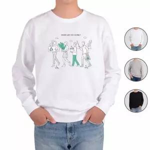 [골드스마일]맨투맨 전색상 다같이 행복 WORLD TOGETHER4