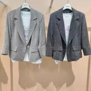 [라티움] HC34 여름간절기 데일리싱글숏짧은자켓 T2621jk07 (S49525918)
