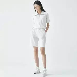 [하프클럽/지센](2컬러) 에센셜 쿨 와이드핏 밴딩 숏 팬츠 LSPTO378