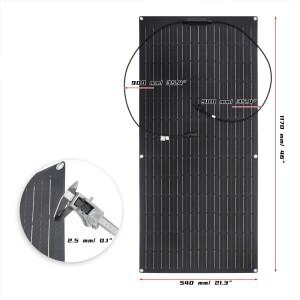 600W 태양 전지 패널 키트 홈 자동차 보트 RV 캠핑카에 대 한 18V 유연한 단결정 12V 배터리 충전기 시스