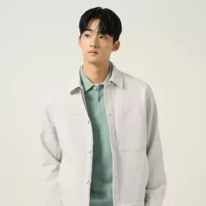 빈폴 멘 트윌 밴딩 트러커 재킷 아이보리 BC5939C330 C