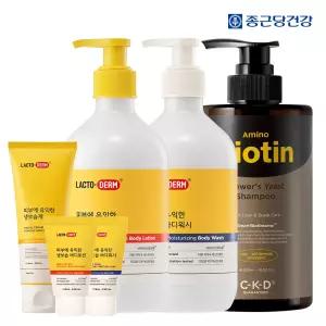 종근당건강 락토덤 생보습제 1+1 외 유산균 바디로션/워시 우리가족 보습 기획전