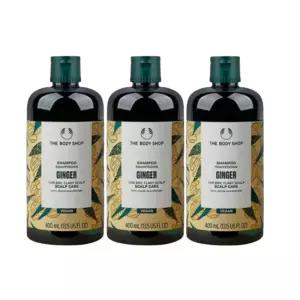 더바디샵 진저 스켈프 케어 샴푸 400ml 3개