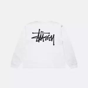 스투시 베이직 롱슬리브 긴팔 티셔츠 화이트 1995000