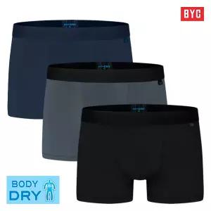 BYC 보디드라이 에어드로즈 남성팬티 3매입 / 흡습속건 냉감기능의 남자 드로즈팬티