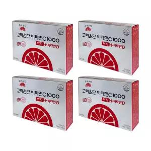 고려은단 비타민C 1000 이지 + 비타민D 600mg x 180정 4개 / 써클