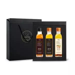 저온압착 국산 고소한 참기름/들기름/땅콩기름 3종 선물세트