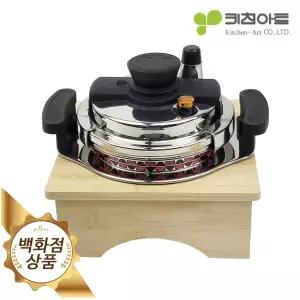 [롯데백화점]키친아트 키친아트 이지 IH 통3중 간편 원터치 초고압 압력솥 5중안전 누룽지 가마솥