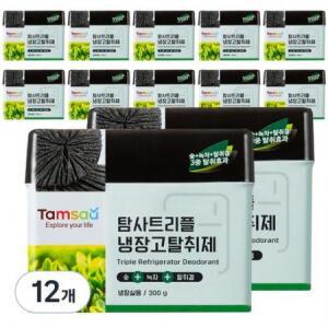 탐사 트리플 냉장고 탈취제 대용량 300ml, 12개 one option