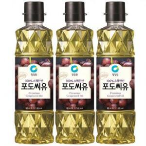 청정원 포도씨유, 900ml, 3개 one option
