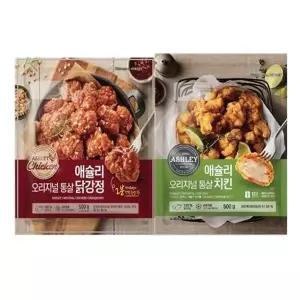 [애슐리] 애슐리 반반 치킨 세트 (통살 1+닭강정 1)