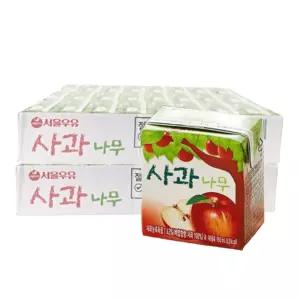 서울우유 사과나무 150ml 24입 2박스 총48개