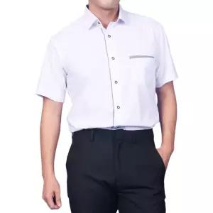 남성 반팔 흰셔츠 와이샤스 서빙복 유니폼 SE153