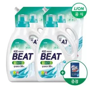 비트 실내건조 액체세제 용기 2.8L 2개+리필 1.8L 2개+겸용300g 제공 (일반드럼 겸용)