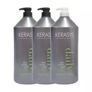 [뷰티 (기타)]케라시스 두피 클리닉 샴푸 1500ml x2 + 린스 1500ml (대용량)
