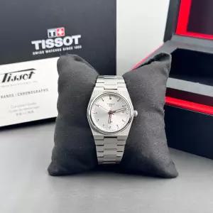 [Tissot] 티쏘 PRX 35mm 쿼츠 실버 다이얼 스테인리스 스틸 시계 T137.210.11.031.00