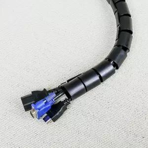 3m 스피드 전선 정리 스네이크 커버 32mm 케이블 보호