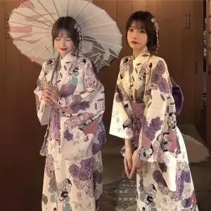 여성유카타 일본전통의상 기모노 개량 축제 코스튬
