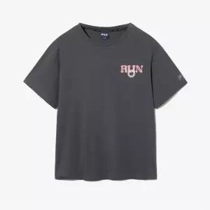 [FILA] 쿨링 PCM 프린트 소로나 오버핏 반팔티 (FS2RSH2212X_DGY)