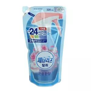 페브리즈 은은한향 섬유탈취제 320ml 리필/탈취제/패브리즈/페브리지/섬유/담배/냄새/제거/향균/스프레이