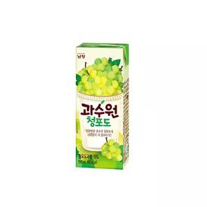 남양 과수원 청포도 190mlx48팩/사무실간식/팩주스/무배