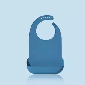 클린케어 휴대용 실리콘 턱받이 어르신 노인턱받이 성인용 요양병원 간병 침받이 중형