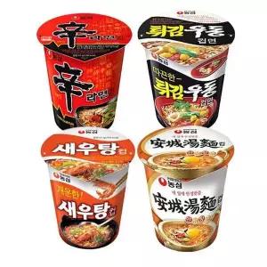 [셀러허브]신라면컵 6입+안성탕면컵6입+튀김우동6입+새우탕6개 총24개 (S41335576)