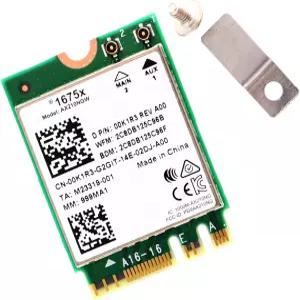 Dell Acer ASUS MSi 노트북 AX210 Windows 10용 Deal4GO 1675X AX210NGW 6GHz Mu-MiMO Wi-Fi 6E M.2 A+E 키