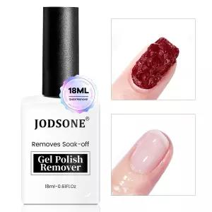JODSONE 18ml 젤 네일 폴리시 리무버 전문가용 담그거나 포장할 필요 없음 2-5분 만에 빠르고 쉽게 제거