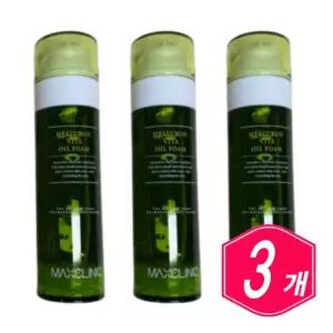 맥스클리닉 골든 선인장 오일 폼 110g x 3개 대용량 폼클렌징 세안 클렌져