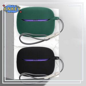 JBL Tune Beam 2 용 케이스 보호용 실리콘 커버 블랙 블루투스 이어폰 쉘 헤드폰 휴대용 로프 포함