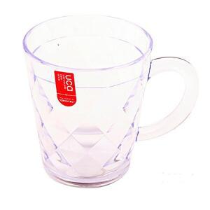 set크리스탈 캠핑용컵 손잡이컵중250ml 플라스틱물컵 파티컵 6개 피크닉컵 욕실컵