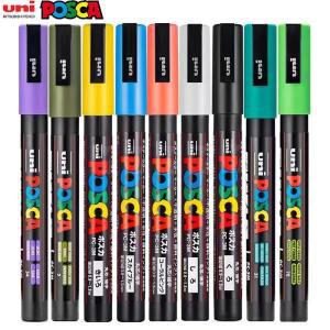 Uni Posca Full Marker PC-1M 3M Multi-Colours Acrylic permanente rotulador graffiti Pen For Fabric Ro