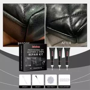가죽 수리 키트 가구 소파 자동차 좌석 가방 재킷 페인트 스크래치 복원 찢어짐 구멍 Pleather 정품