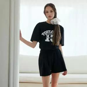 [에고이스트] [BLUE LABEL] 턱주름 와이드 밴딩 쇼츠 (ER2OPT59-T)