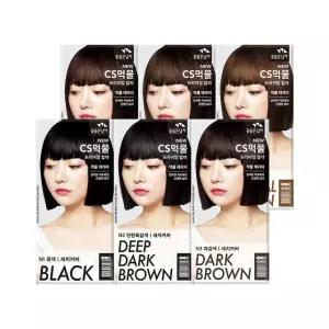꽃을든남자 CS먹물 프리미엄 칼라크림 새치 염모제 x 4개 (6가지 색상 중 택1)
