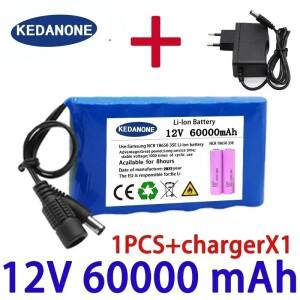 2025년  12V 120000mAh 배터리 팩 휴대용 충전식 리튬이온 폐쇄회로 텔레비전 오디오 앰프