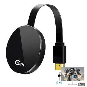 4K 화면 미러링 어댑터, 무선 HDMI 디스플레이 동글 호환 DLNA, 미라캐스트, 에어플레이, i-Phone, i-Pad, Android, 태블릿, 노트북 캐스팅부터 HDTV
