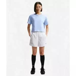 [나이키] NIKE 스포츠웨어 클래식 우븐 미드라이즈 쇼츠 W - 화이트 블랙 FV7558-100 2563785